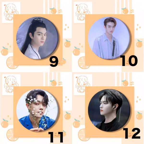 画像3: 許凱 シュー・カイ シューカイ 缶バッチ/鏡001 (3)