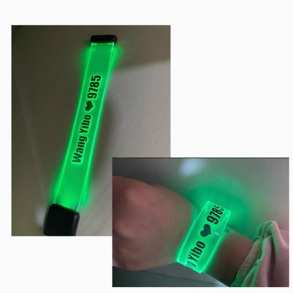 画像2: 王一博/光る応援ブレスレット 011 (2)