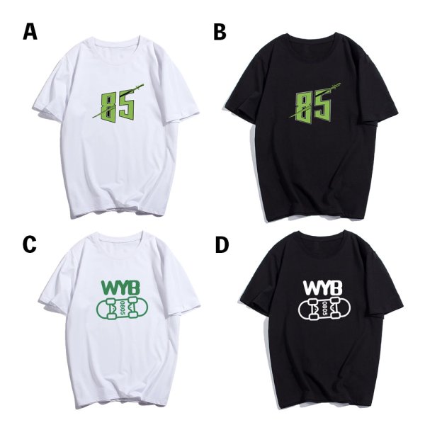 画像1: 王一博 着用風Tシャツ 074 (1)