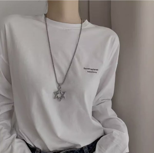 画像2: 王一博 お揃い風ネックレス 055 (2)