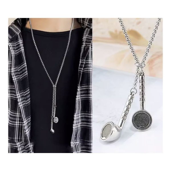 画像2: 王一博 お揃い風ネックレス 056 (2)