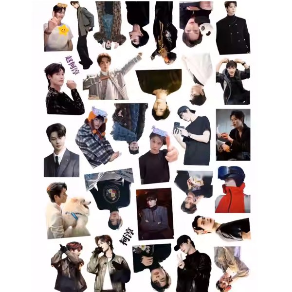 画像2: 柯淳/ケチュン クーチュン クゥチュン ステッカー29枚 重複なし (2)