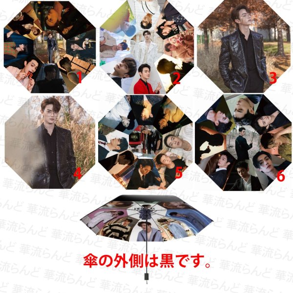 画像1: 許凱 许凯 シュー・カイ シューカイ XuKai 晴雨兼用傘 026 (1)