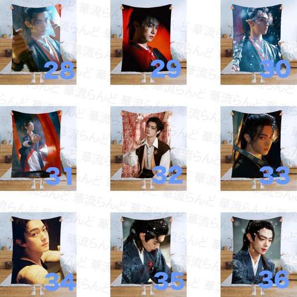 画像3: 許凱 许凯 シュー・カイ シューカイ XuKai ブランケット 034 (3)