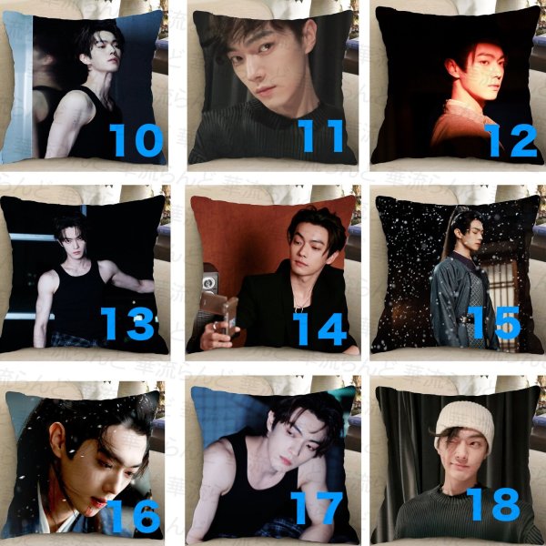 画像2: 許凱 许凯 シュー・カイ シューカイ XuKai クッションカバー 033 (2)