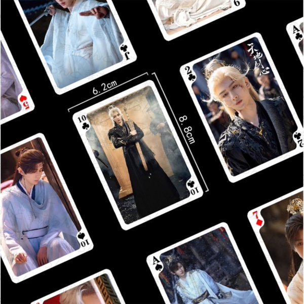 画像1: 天地剑心 狐妖小紅娘・王権篇 縁結びの妖狐ちゃん トランプ 成毅 チョン・イー チョンイー ChengYi 李一桐 リー・イートン リー イートン LiYitong 017 (1)