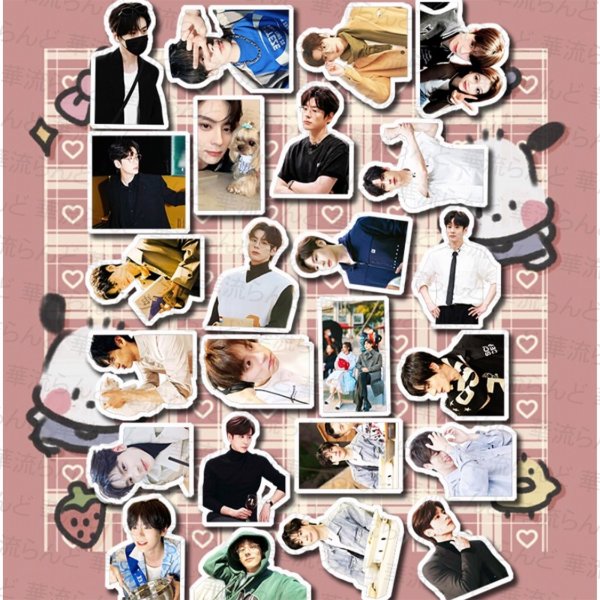 画像1: 魏哲鸣 23枚ランダムステッカー 魏哲鳴 ウェイジャーミン ウェイ・ジャーミン WeiZheming  008 (1)