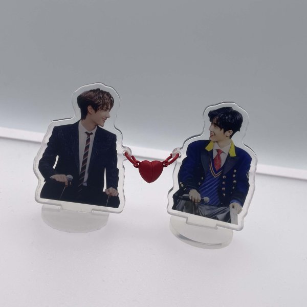 画像1: 王一博 肖战 愛心キーホルダー 博君一肖bjyx 肖戦 (1)