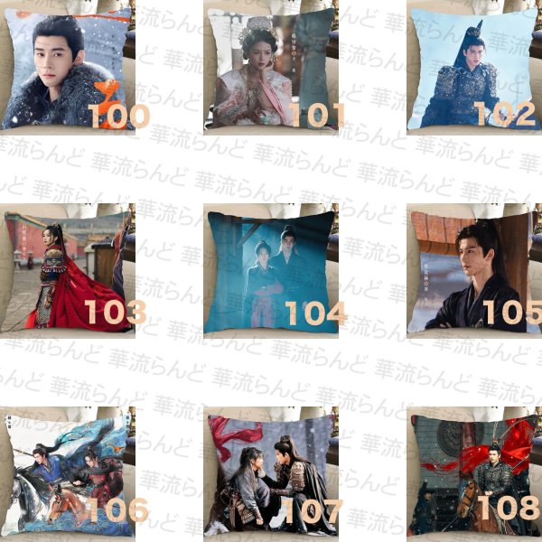 画像12: 逐玉 45CM × 45CM クッションカバー 032 ジャンリンホー 張凌赫 张凌赫 Zhang Linghe ティエンシーウェイ 田曦薇 Tian Xiwei チャンリンホー (12)