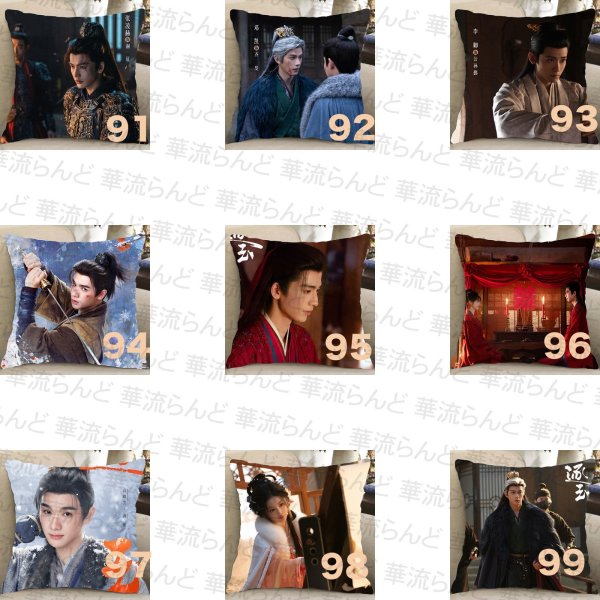 画像11: 逐玉 45CM × 45CM クッションカバー 032 ジャンリンホー 張凌赫 张凌赫 Zhang Linghe ティエンシーウェイ 田曦薇 Tian Xiwei チャンリンホー (11)