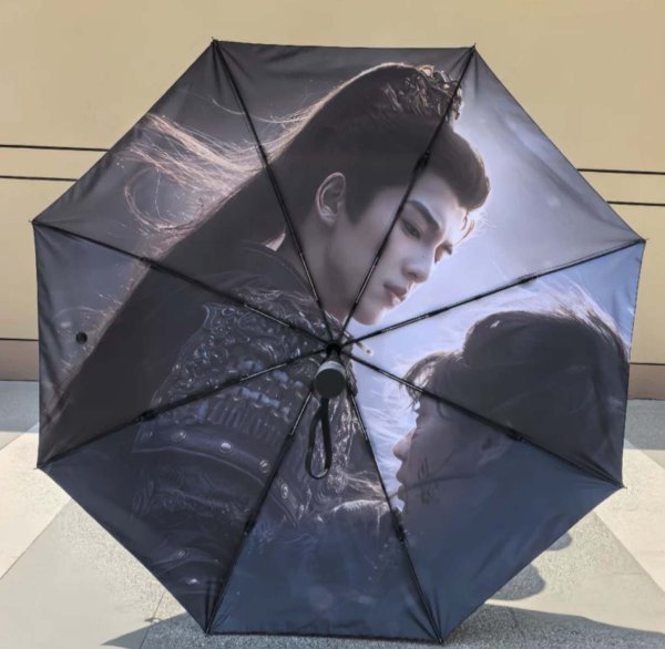 画像1: 逐玉 折りたたみ傘 036 ジャンリンホー 張凌赫 张凌赫 チャンリンホー 田曦薇 ティエンシーウェイ (1)