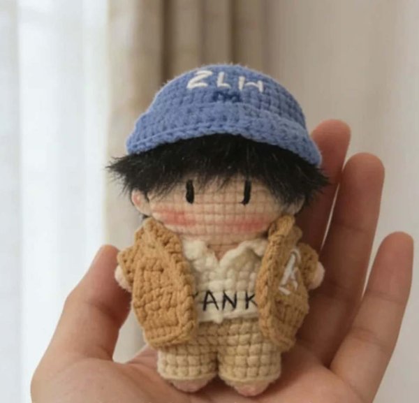 画像2: 張凌赫 ジャンリンホー 編み編みキーホルダー 015 ZhangLinghe 张凌赫 チャンリンホー (2)