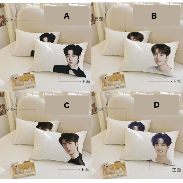 画像1: 王一博 枕カバー 081 ワンイーボー WangYibo (1)