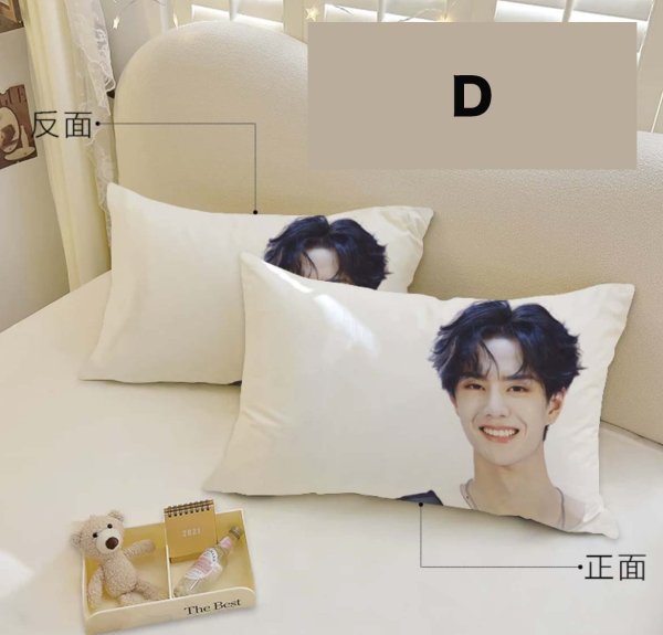 画像5: 王一博 枕カバー 081 ワンイーボー WangYibo (5)