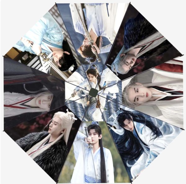 画像1: 赴山海 折りたたみ傘 チョンイー成毅 003 ChengYi (1)