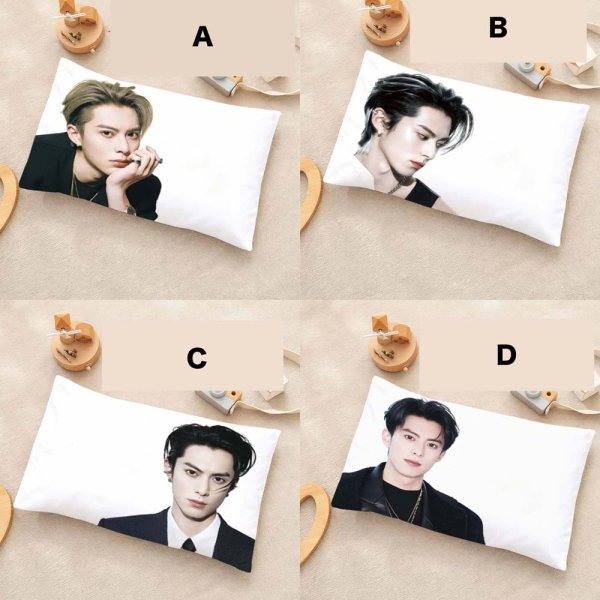 画像1: 王鶴棣 枕カバー 003 王鹤棣 ワン・ホーディー ワンホーディー DylanWang   (1)