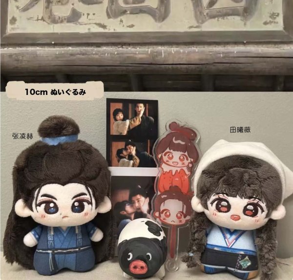 画像1: 逐玉 10cm ぬいぐるみ 048 ジャンリンホー 張凌赫 张凌赫 チャンリンホー 田曦薇 ティエンシーウェイ (1)