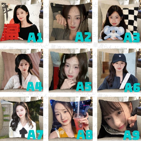 画像1: 谭盐盐 クッションカバー 45CM×45CM  006 タンイェンイェン タン・イェンイェン TanYanyan (1)