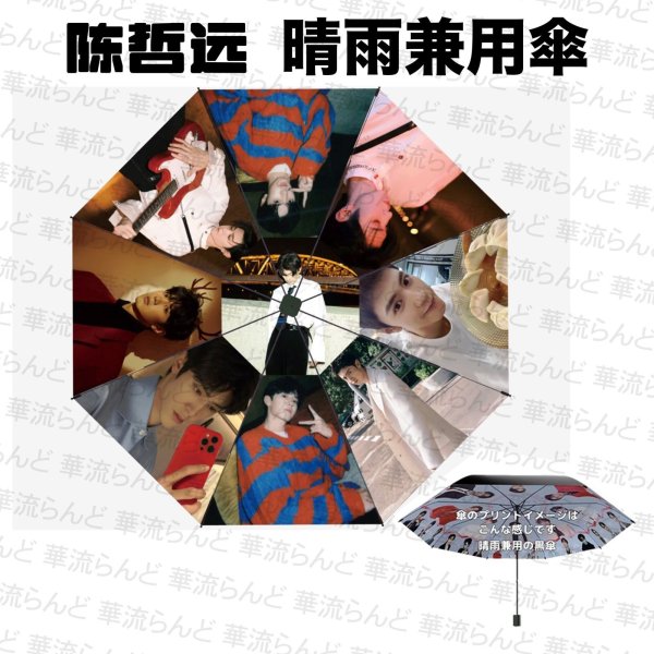 画像3: 陳哲遠 晴雨兼用折り畳み傘  チェン・ジョーユエン 陈哲远  Chen Zheyuan 008 (3)