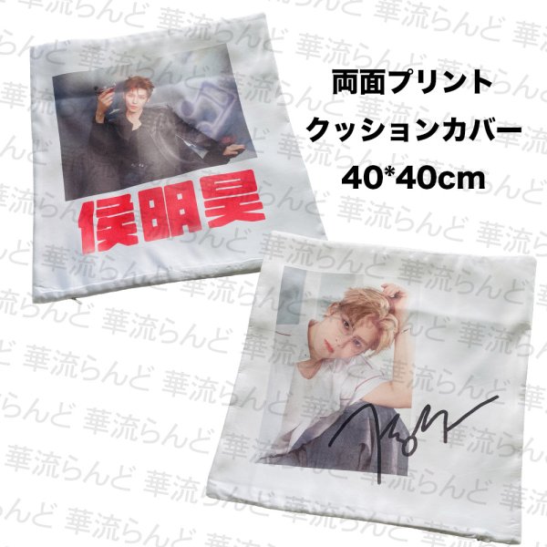 画像1: 侯明昊 クッションカバー 008 ホウ・ミンハオ ホウミンハオ HouMinghao (1)