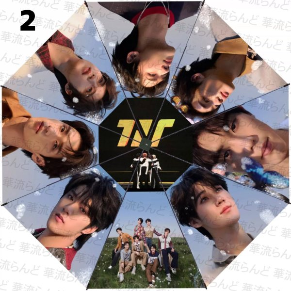 画像3: TNT 時代少年団  晴雨兼用折り畳み傘 时代少年团 TF家族 002 (3)