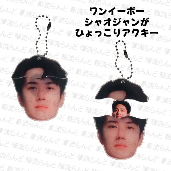 画像1: 王一博 肖战 ひょっこりアクキー 博君一肖bjyx 肖戦 (1)