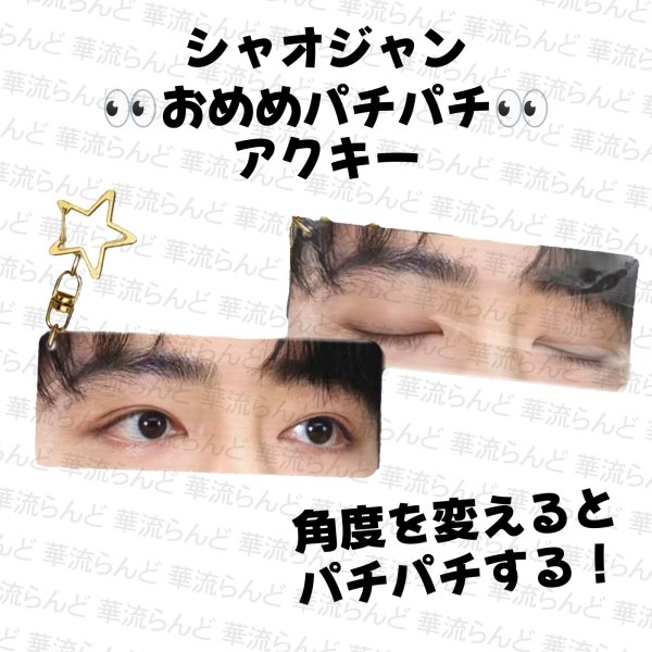 画像1: 肖战 おめめパチパチアクキー 073 シャオジャン 肖戦 XiaoZhan  (1)