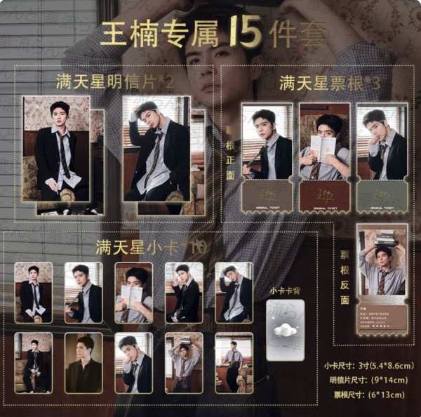 画像1: 王楠 写真トレカ15セット 001 ワンナン ワン・ナン WangNan (1)